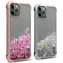 Load image into Gallery viewer, iPhone 11 Pro Case - Liquid Glitter TPU Phone Cover - Sparkle Series