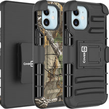 Load image into Gallery viewer, Apple iPhone 12 Mini Holster Case - Hybrid Case with Belt Clip - Explorer Series