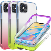 Load image into Gallery viewer, Apple iPhone 12 Pro Max Clear Case Full Body Colorful Phone Cover - Gradient Series