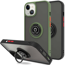 Load image into Gallery viewer, Apple iPhone 13 Case - Clear Tinted Metal Ring Phone Cover - Dynamic Series