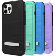 Load image into Gallery viewer, Apple iPhone 13 Pro Case - Metal Kickstand Hybrid Phone Cover - SleekStand Series