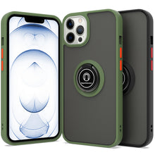 Load image into Gallery viewer, Apple iPhone 13 Pro Max Case - Clear Tinted Metal Ring Phone Cover - Dynamic Series