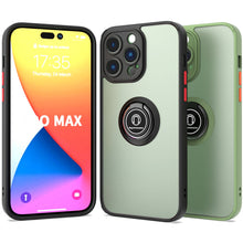 Load image into Gallery viewer, Apple iPhone 14 Pro Max Ring Case Clear Tinted Back Phone Cover