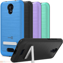 Load image into Gallery viewer, AT&T Fusion Z / Motivate Case - Metal Kickstand Hybrid Phone Cover - SleekStand Series