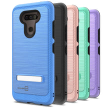 Load image into Gallery viewer, LG Harmony 4 / Premier Pro Plus / Xpression Plus 3 Case - Metal Kickstand Hybrid Phone Cover - SleekStand Series
