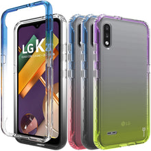 Load image into Gallery viewer, LG K22 / K22+ Plus / K32 Clear Case Full Body Colorful Phone Cover - Gradient Series