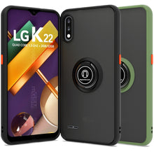 Load image into Gallery viewer, LG K22 / K22+ Plus / K32 Case - Clear Tinted Metal Ring Phone Cover - Dynamic Series