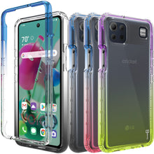Load image into Gallery viewer, LG K92 5G Clear Case Full Body Colorful Phone Cover - Gradient Series