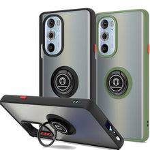 Load image into Gallery viewer, Motorola Edge Plus 2022/ Moto Edge+ (2022)/Edge 30 Pro/Edge 30X Case Clear Back Metal Ring Phone Cover