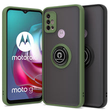 Load image into Gallery viewer, Motorola Moto G30 / Moto G10 Case - Clear Tinted Metal Ring Phone Cover - Dynamic Series