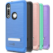 Load image into Gallery viewer, Motorola Moto G Fast Case - Metal Kickstand Hybrid Phone Cover - SleekStand Series