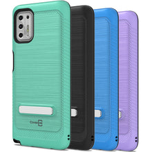 Load image into Gallery viewer, Motorola Moto G Stylus 5G Case - Metal Kickstand Hybrid Phone Cover - SleekStand Series