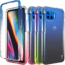Load image into Gallery viewer, Motorola Moto G 5G Plus / Moto One 5G Clear Case Full Body Colorful Phone Cover - Gradient Series