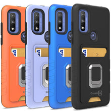 Load image into Gallery viewer, Motorola Moto G Pure Case with Metal Ring - Card Series