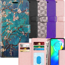 Load image into Gallery viewer, Motorola Moto E (2020) Wallet Case - RFID Blocking Leather Folio Phone Pouch - CarryALL Series