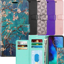 Load image into Gallery viewer, Motorola Moto G8 Power Wallet Case - RFID Blocking Leather Folio Phone Pouch - CarryALL Series