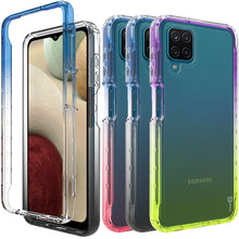 Load image into Gallery viewer, Samsung Galaxy A12 Clear Case Full Body Colorful Phone Cover - Gradient Series