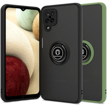 Load image into Gallery viewer, Samsung Galaxy A12 Case - Clear Tinted Metal Ring Phone Cover - Dynamic Series