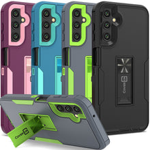 Load image into Gallery viewer, Samsung Galaxy A14 5G Case Heavy Duty Rugged Phone Cover w/ Kickstand