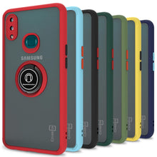 Load image into Gallery viewer, Samsung Galaxy A10s Case - Clear Tinted Metal Ring Phone Cover - Dynamic Series