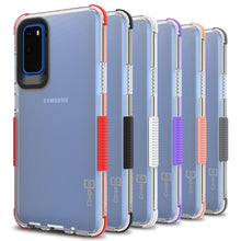Load image into Gallery viewer, Samsung Galaxy S20 Clear Case - Protective TPU Rubber Phone Cover - Collider Series