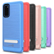 Load image into Gallery viewer, Samsung Galaxy S20 Case - Metal Kickstand Hybrid Phone Cover - SleekStand Series