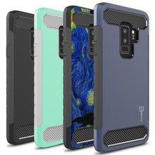 Load image into Gallery viewer, Samsung Galaxy S9 Plus Case - Hybrid Phone Cover with Carbon Fiber Accents - Arc Series