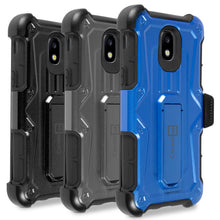 Load image into Gallery viewer, Samsung Galaxy J3 2018 / Express Prime 3 / J3 Star / J3 Prime 2 / Amp Prime 3 / Eclipse 2 / J3 Aura / J3 Orbit / Achieve Holster Case Spectra Series Protective Kickstand Phone Cover with Rotating Belt Clip
