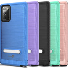 Load image into Gallery viewer, Samsung Galaxy Note 20 Case - Metal Kickstand Hybrid Phone Cover - SleekStand Series