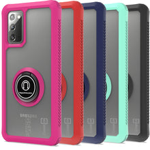 Load image into Gallery viewer, Samsung Galaxy Note 20 Case - Clear Tinted Metal Ring Phone Cover - Dynamic Series
