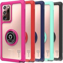 Load image into Gallery viewer, Samsung Galaxy Note 20 Ultra Case - Clear Tinted Metal Ring Phone Cover - Dynamic Series