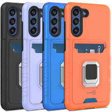 Load image into Gallery viewer, Samsung Galaxy S21 FE Case with Metal Ring - Card Series