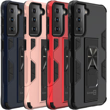 Load image into Gallery viewer, Samsung Galaxy S21 Plus Case with Magnetic Kickstand Ring