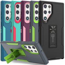 Load image into Gallery viewer, Samsung Galaxy S22 Ultra Case with Magnetic Kickstand