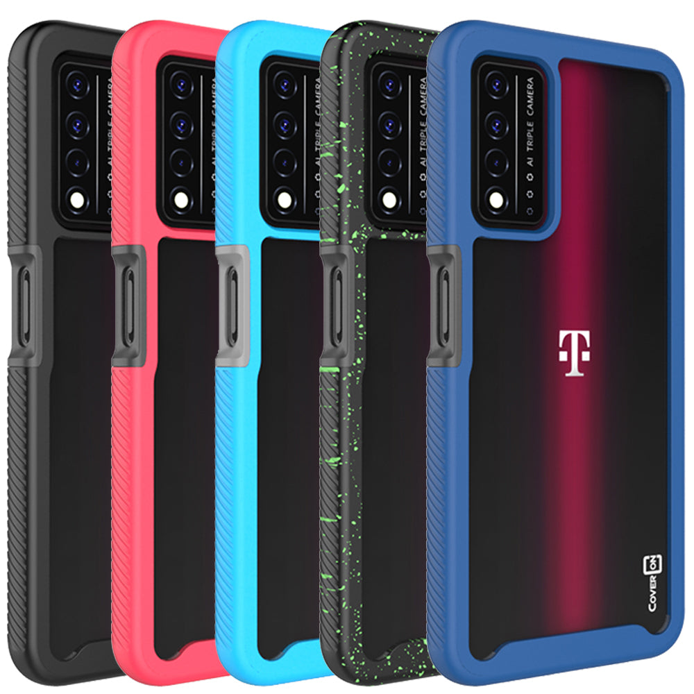 T-Mobile Revvl V+ 5G Case - Heavy Duty Shockproof Clear Phone Cover T-Mobile Revvl V+ 5G Case - Heavy Duty Shockproof Clear Phone Cover
