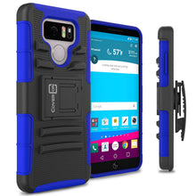 Load image into Gallery viewer, LG G6 / G6 Plus Holster Case - Hybrid Case with Belt Clip - Explorer Series