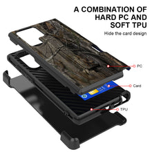 Load image into Gallery viewer, Samsung Galaxy S22 Ultra 5G Case - Heavy Duty Card Holder Belt Clip Holster Cover
