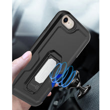 Load image into Gallery viewer, Apple iPhone SE 2022 / SE 2020 / 8 Case Holster Belt Clip Phone Cover w/ Card Holder & Kick Stand