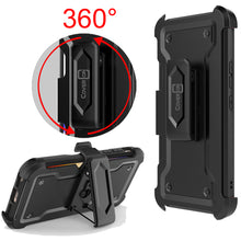 Load image into Gallery viewer, Apple iPhone SE 2022 / SE 2020 / 8 Case Holster Belt Clip Phone Cover w/ Card Holder & Kick Stand