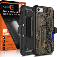 Load image into Gallery viewer, Apple iPhone SE 2022 / SE 2020 / 8 Case Holster Belt Clip Phone Cover w/ Card Holder & Kick Stand