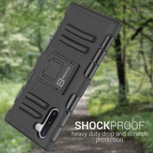 Load image into Gallery viewer, Samsung Galaxy Note 10 Holster Case - Hybrid Case with Belt Clip - Explorer Series