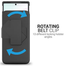 Load image into Gallery viewer, Samsung Galaxy Note 10 Holster Case - Hybrid Case with Belt Clip - Explorer Series