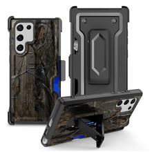 Load image into Gallery viewer, Samsung Galaxy S22+ Plus Case Holster Belt Clip Phone Cover w/ Card Holder & Kick Stand