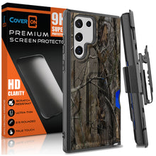 Load image into Gallery viewer, Samsung Galaxy S22 5G Case Holster Belt Clip Phone Cover w/ Card Holder & Kick Stand