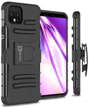 Load image into Gallery viewer, Google Pixel 4 Holster Case - Hybrid Case with Belt Clip - Explorer Series
