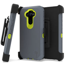 Load image into Gallery viewer, LG Phoenix 5 / Fortune 3 Holster Case - Heavy Duty Shockproof Case with Belt Clip