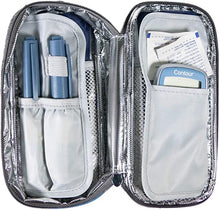 Load image into Gallery viewer, CoreLife Insulin Cooler Travel Case, Diabetic Medication Holder Bag and Organizer Kit with 2 Non-Sweat Ice Packs and Insulated Liner