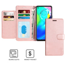 Load image into Gallery viewer, Motorola Moto E (2020) Wallet Case - RFID Blocking Leather Folio Phone Pouch - CarryALL Series