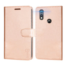 Load image into Gallery viewer, Motorola Moto E (2020) Wallet Case - RFID Blocking Leather Folio Phone Pouch - CarryALL Series