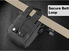 Load image into Gallery viewer, CoreLife Tactical Molle EDC Pouch Compact 1000D Multipurpose Nylon Utility Gadget Belt Waist Hiking Bag with Cell Phone Holster Holder Military Grade